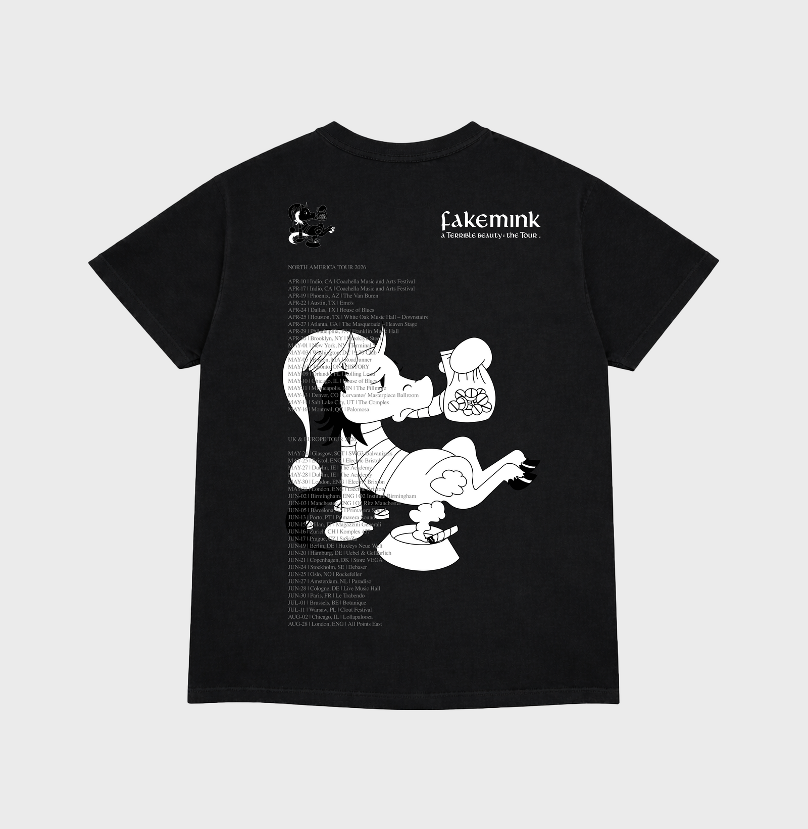 REPEAT ICON T SHIRT (BLACK)