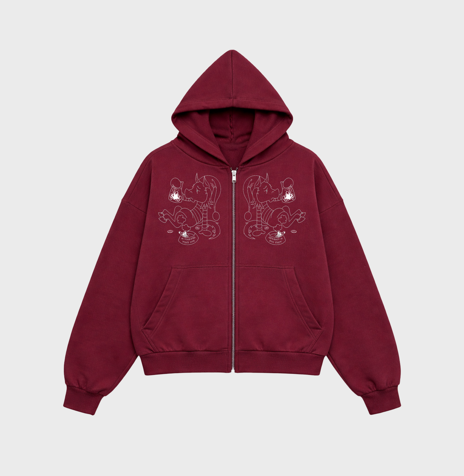 LOGO ZIP UP HOODIE